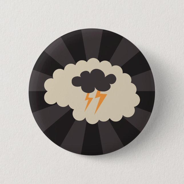 Brainstorming creativity ideas 6 cm round badge (Front)