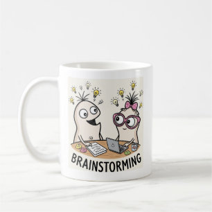 Brainstorming Funny HR Office Employee Gift Mug