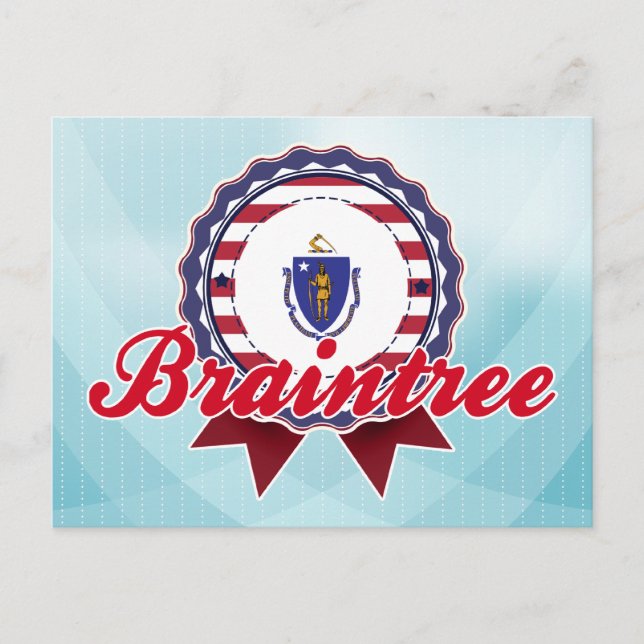 Braintree, MA Postcard (Front)