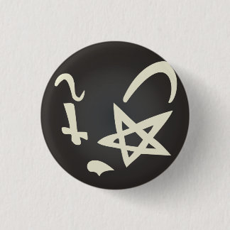 Brainy Cat 3 Cm Round Badge