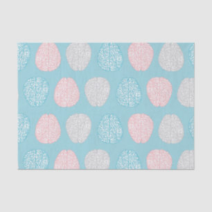 Brainy Pastel Pattern (Awesome Pastel Brains) Tissue Paper