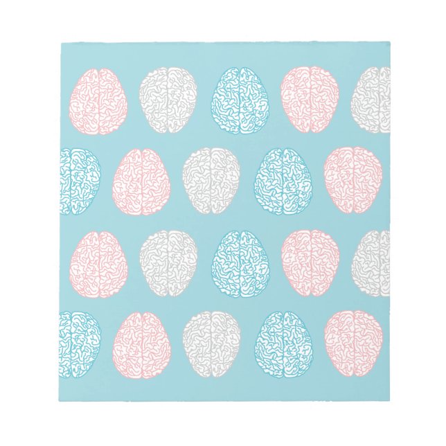 Brainy Pastel Pattern Notepad (Front)