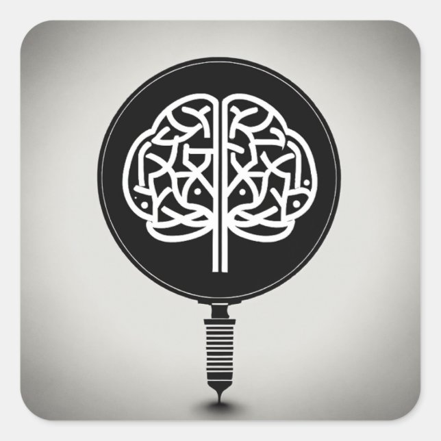 " Brainy Stickers for Smart Mind" (Front)