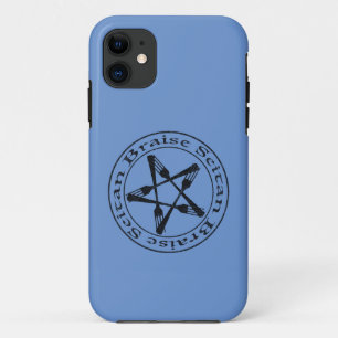 Braise Seitan Vegan Pentagram (dark version) Case-Mate iPhone Case