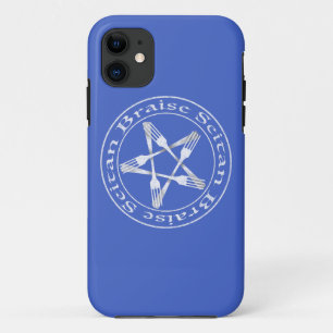 Braise Seitan Vegan Pentagram (light version) Case-Mate iPhone Case