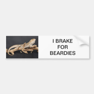 Brake for Beardy's Bumper Sticker