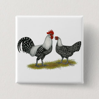 Brakel Chickens 15 Cm Square Badge