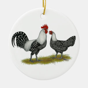 Brakel Chickens Ceramic Tree Decoration