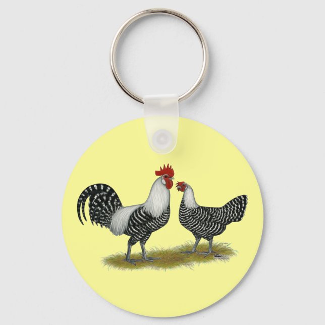 Brakel Chickens Key Ring (Front)