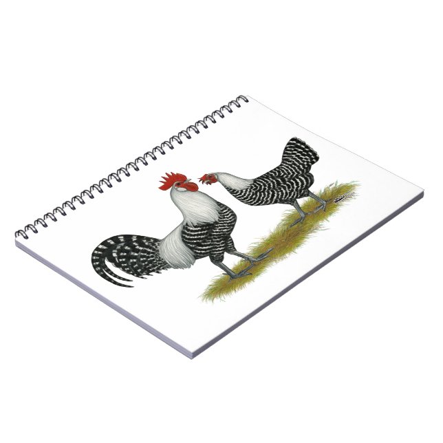 Brakel Chickens Spiral Notebook (Left Side)
