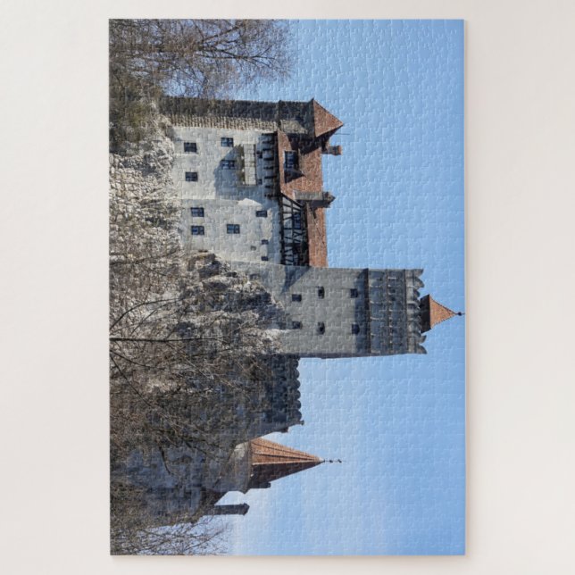 Bran Castle in Romania. Jigsaw Puzzle (Vertical)