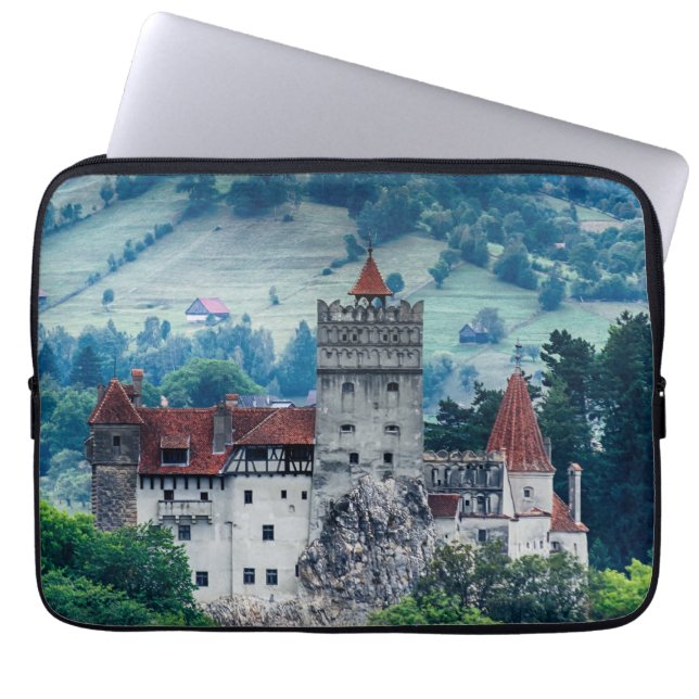 Bran castle laptop sleeve (Front)