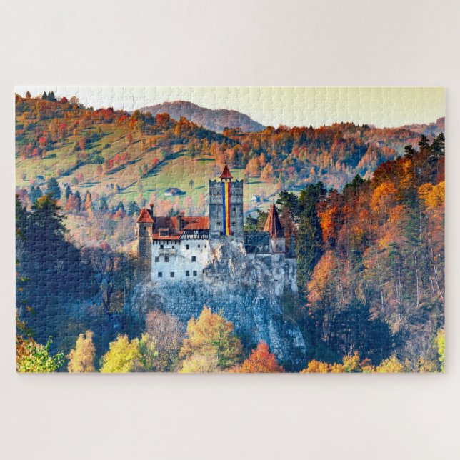 Bran Castle, Transylvania Jigsaw Puzzle (Horizontal)