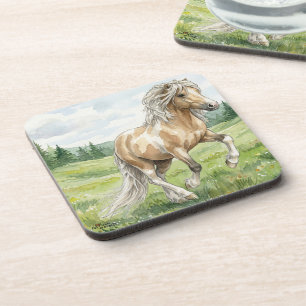 Brana Pinto Palomino Icelandic Watercolor Coaster