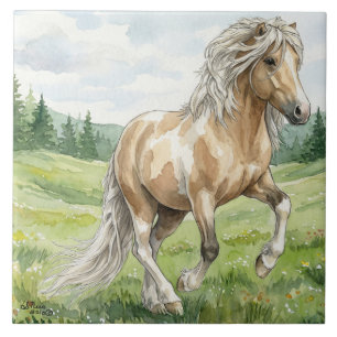 Brana Pinto Palomino Icelandic Watercolor Tile