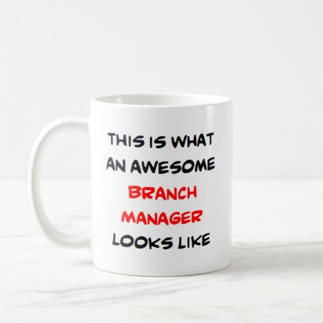 branch manager, awesome coffee mug (Left)