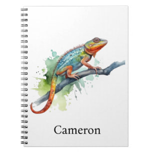 Branch of Colours: Chameleon Art, custom Notebook