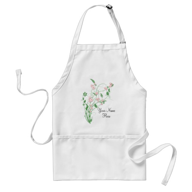 Branch of Pink Cherry Blossom Standard Apron (Front)