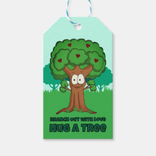 Branch Out With Love Hug A Tree Gift Tags