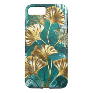 Branch with Golden Leaves Ginko Biloba Case-Mate iPhone Case