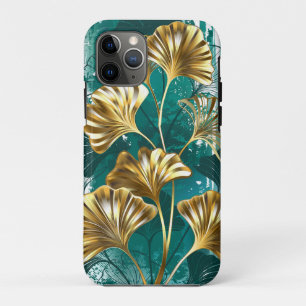 Branch with Golden Leaves Ginko Biloba Case-Mate iPhone Case