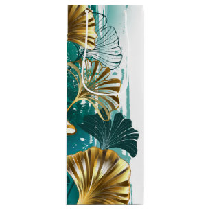 Branch with Golden Leaves Ginko Biloba Wine Gift Bag