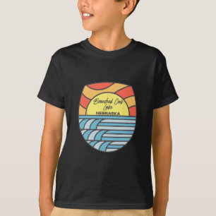 Branched Oak Lake Nebraska Ne Sunset Vacation Souv T-Shirt