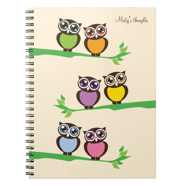 Branched Owls Notebook (Front)