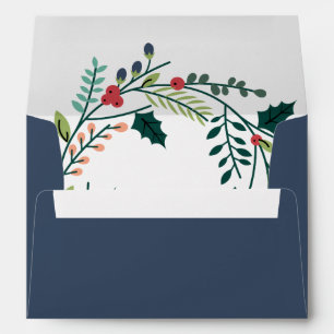 Branches and Berries Believe Holiday Envelope
