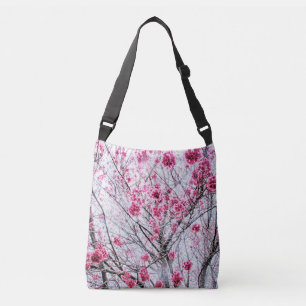 Branches and Blooms of a Cherry Tree Crossbody Bag