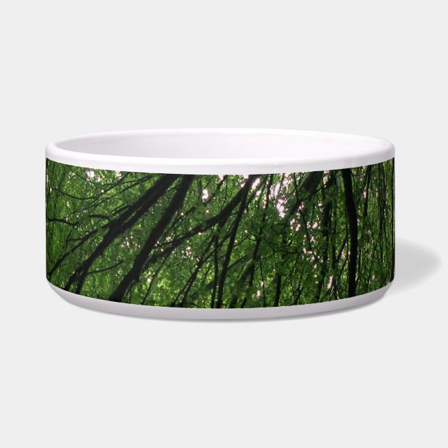 Branches and Leaves Dog Bowl (Front)