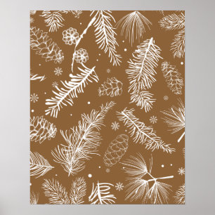 Branches and Pine 3 Poster