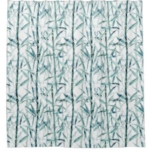 Branches bamboo. shower curtain
