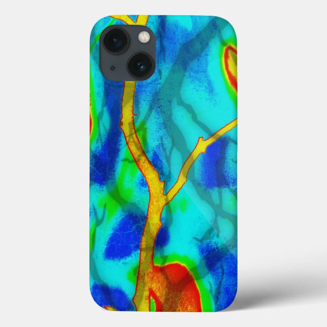 Branches in Bold Colour Case-Mate iPhone Case (Back)