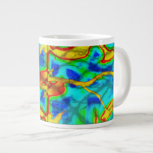 Branches in Bold Colour Jumbo Mug
