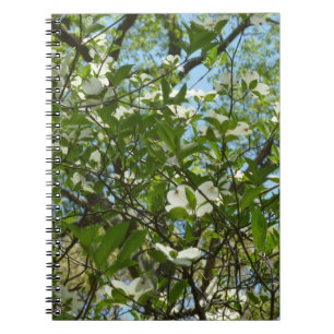 Branches of Dogwood Blossoms Spring Trees Spiral Notebook