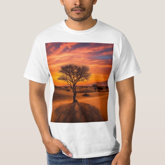 Branches of Life: Capturing Nature's Calligraphy T-Shirt (Front)