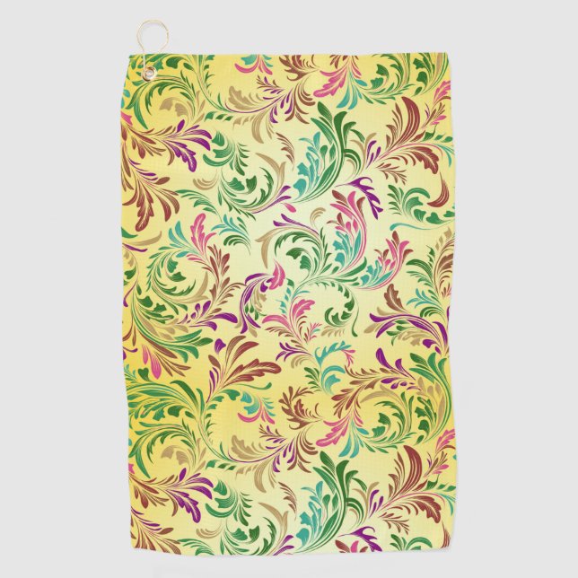 Branches Pattern Design-78466 Golf Towel (Front)