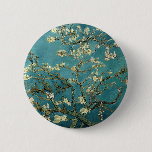 Branches with Almond Blossom by Vincent Van Gogh 6 Cm Round Badge