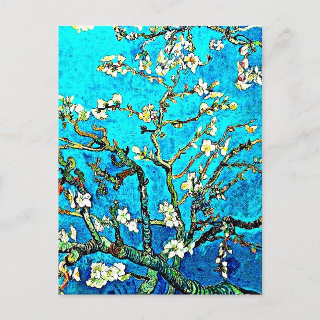 Branches with Almond Blossoms Postcard (Front)