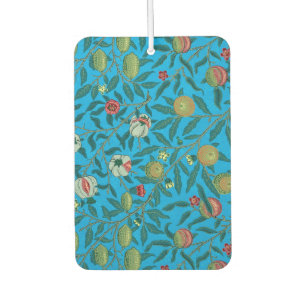 Branches with pomegranates by William Morris Car Air Freshener
