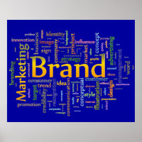 Brand and Marketing  Related Text Blue
