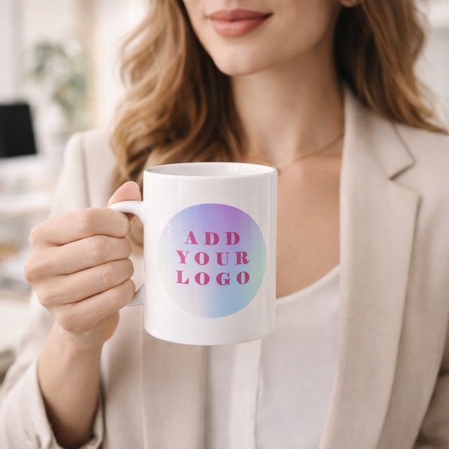 Brand colour business logo coffee mug (Creator Uploaded)