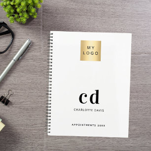 Brand colour monogram initials business logo 2026 planner