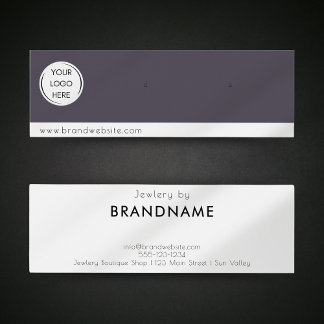 Brand Custom Logo earring Jewellery Display Card