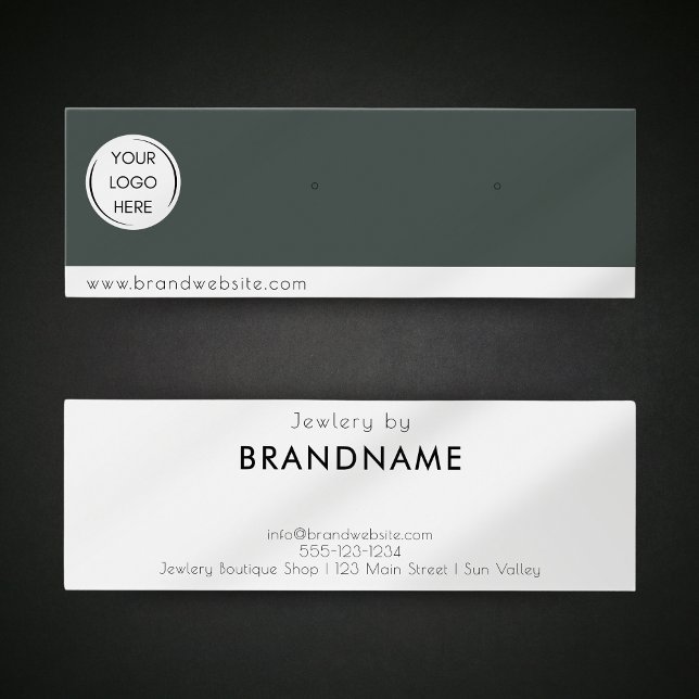 Brand Custom Logo earring Jewellery Display Card (Creator Uploaded)