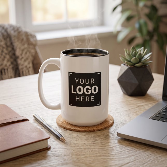 Brand Logo Your Way Two-Tone Coffee Mug (Creator Uploaded)