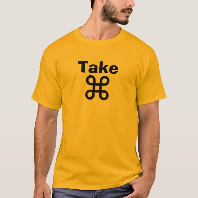 /Brand Mac Inspired "Take CMD" T-Shirt (Front)