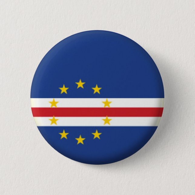 BRAND NEW!! - CAPE VERDE PIN BACK BADGE (Front)