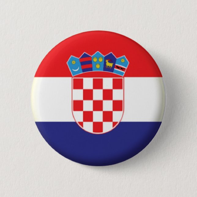 BRAND NEW!! - CROATIA PIN BACK BADGE (Front)
